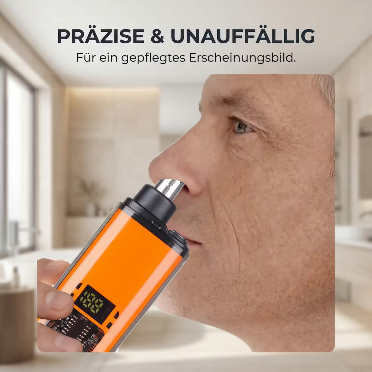 TrimEdge Precision – Nasenhaartrimmer mit Digitalanzeige – Produktansicht 4