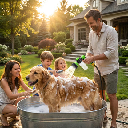 PawShower Duo – Hundedusche mit Shampoo-Spender – Produktansicht 6