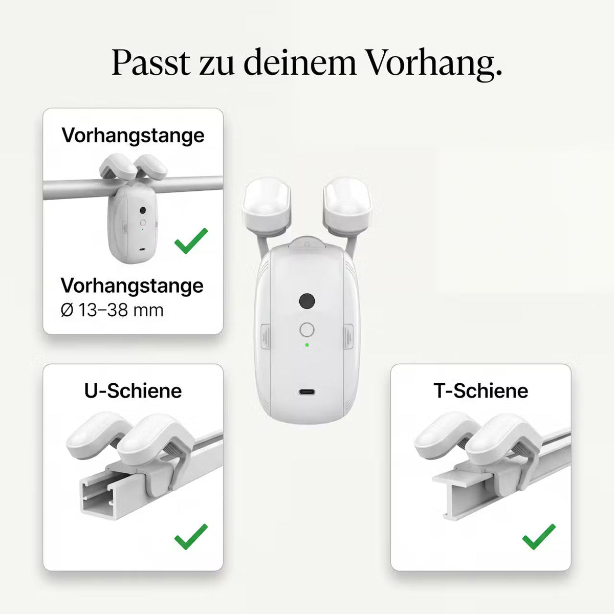 CurtainFlow Smart – WLAN-Vorhangroboter – Produktansicht 3