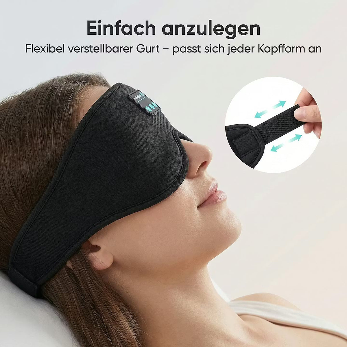 DreamWave Mask – Schlafmaske mit Bluetooth-Audio – Produktansicht 7