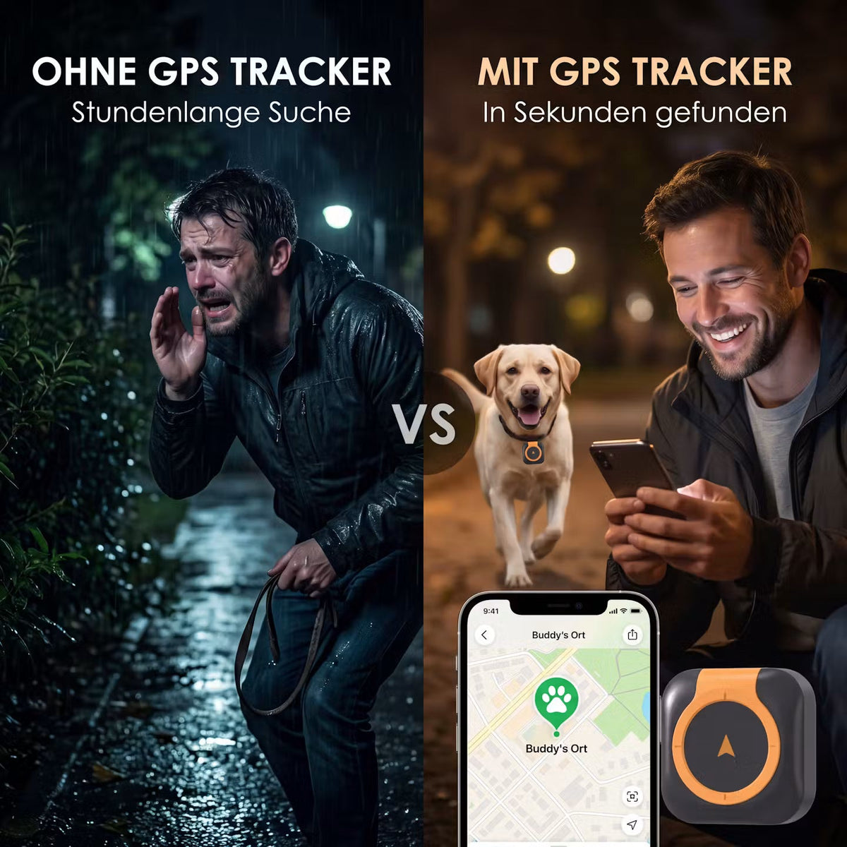 PawTrace Go – GPS-Tracker-Halsband für Hunde & Katzen – Produktansicht 11