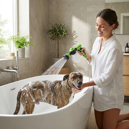 PawShower Duo – Hundedusche mit Shampoo-Spender – Produktansicht 8