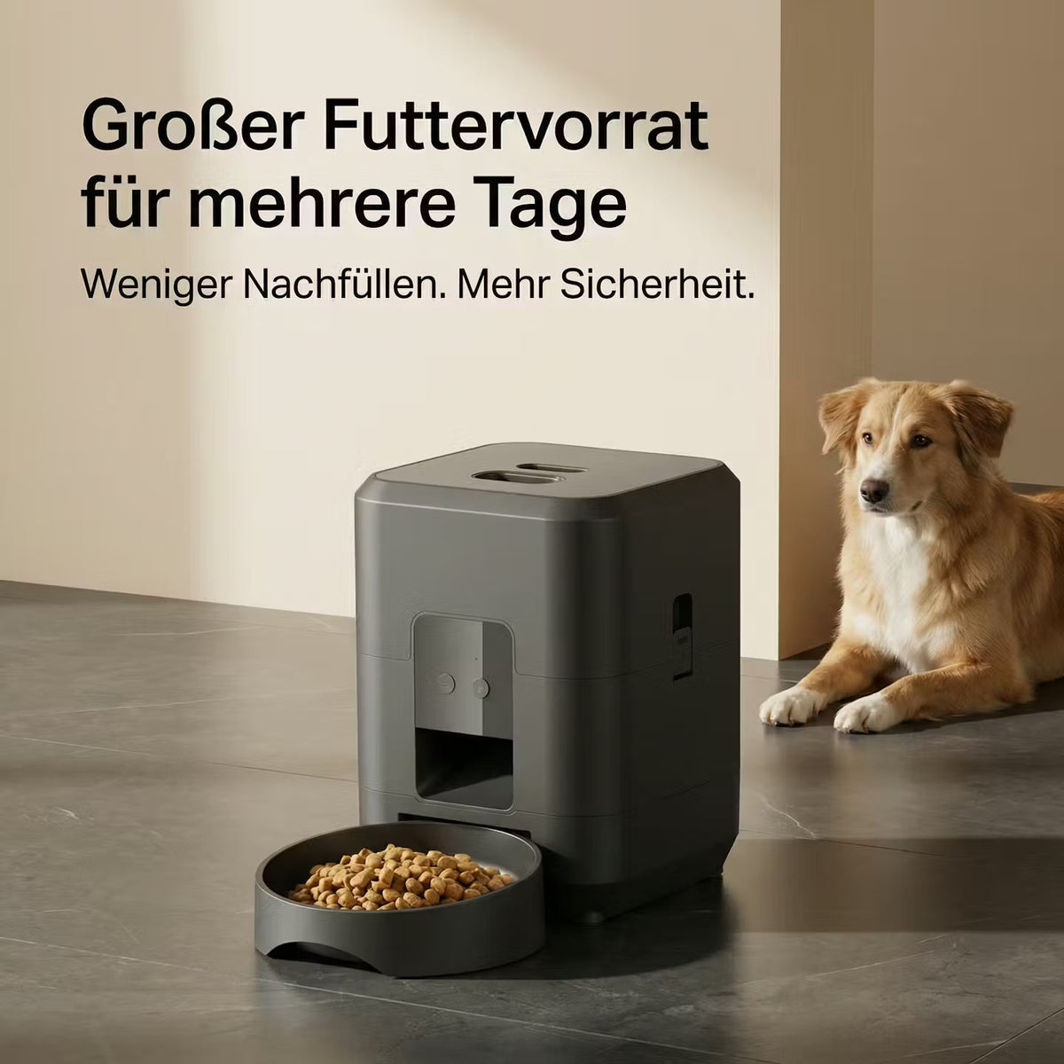 PawServe Smart – Futterautomat mit App-Steuerung – Produktansicht 8