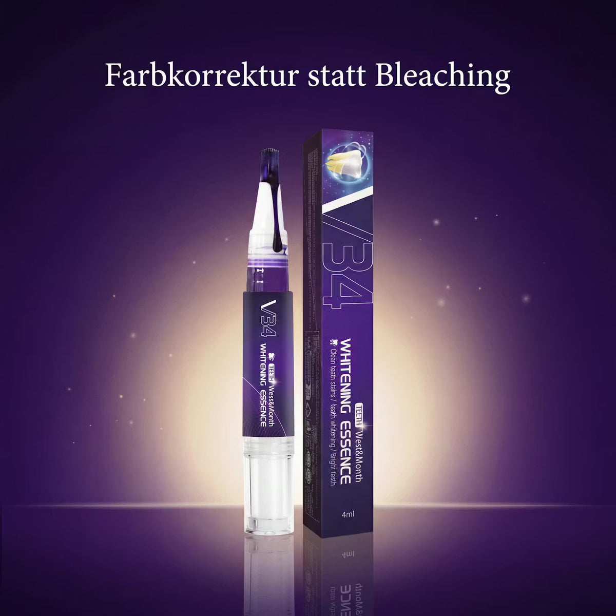 VioletGlow Pen V34 – Zahnpflegestift – Produktansicht 6