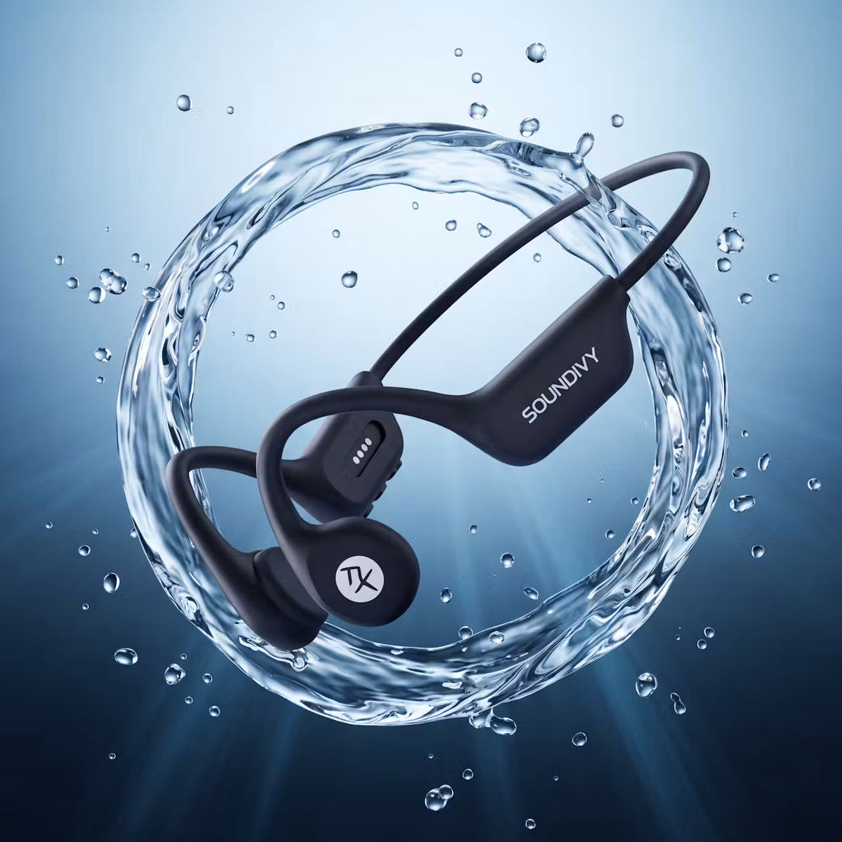AudioSonic Aqua – Wasserdichte Kopfhörer zum Schwimmen – Produktansicht 9