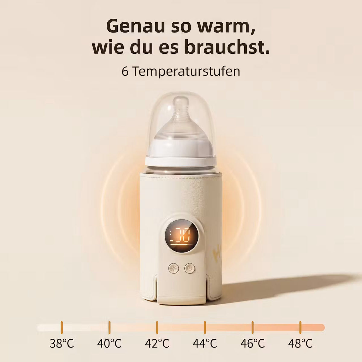 Nurtura Warm – Kabelloser Babyflaschenwärmer mit 6 Temperaturstufen – Produktansicht 10