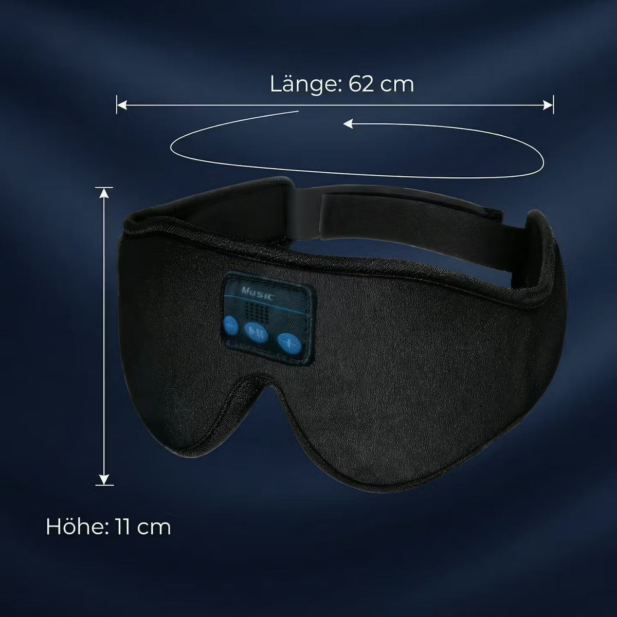 DreamWave Mask – Schlafmaske mit Bluetooth-Audio – Produktansicht 10