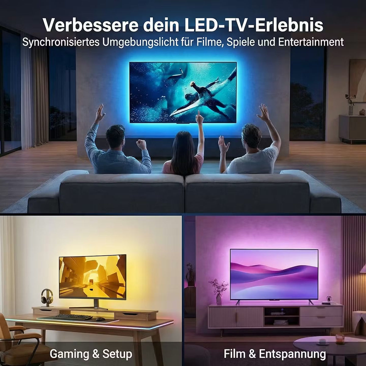 LumaSync TV – LED-TV-Hintergrundbeleuchtung – Produktansicht 8