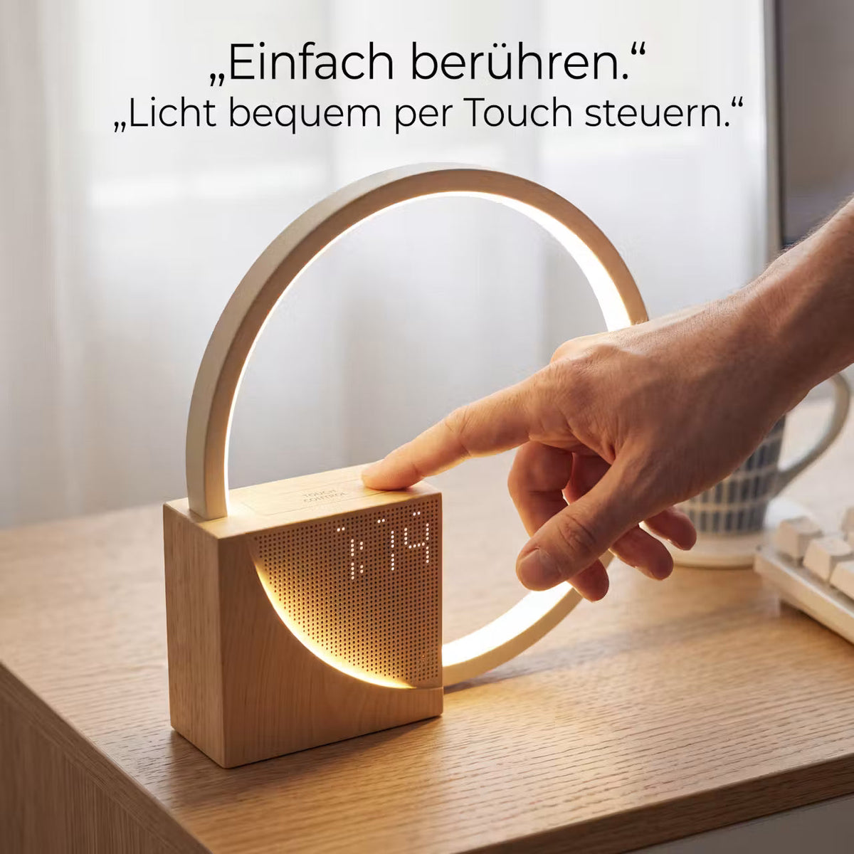 LumaRise Dawn – Sonnenaufgangswecker mit 20 Beruhigungsklängen – Produktansicht 4