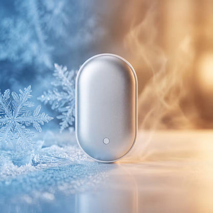 ThermoPalm Duo – Doppelseitiger Handwärmer mit 3 Wärmestufen – Produktansicht 2