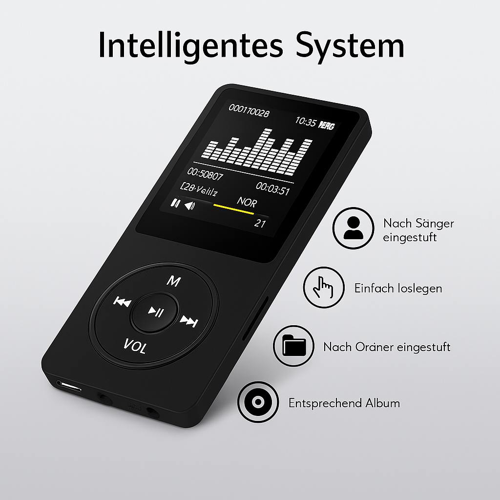 MelodyGo – MP3-Musikplayer – Produktansicht 2