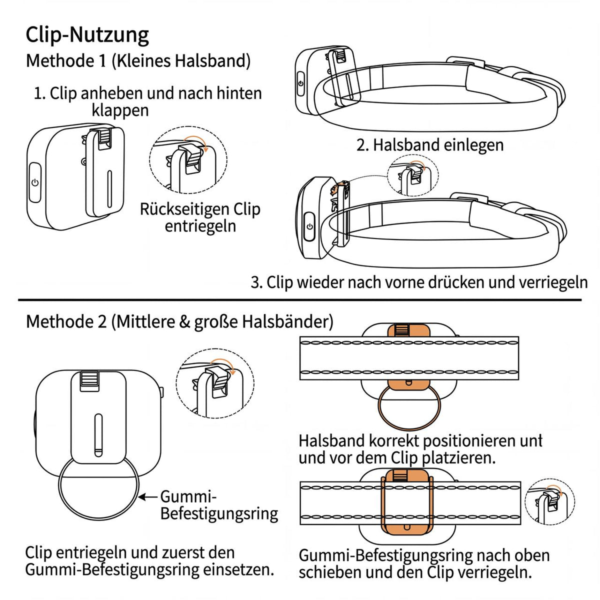 PawTrace Go – GPS-Tracker-Halsband für Hunde & Katzen – Produktansicht 8
