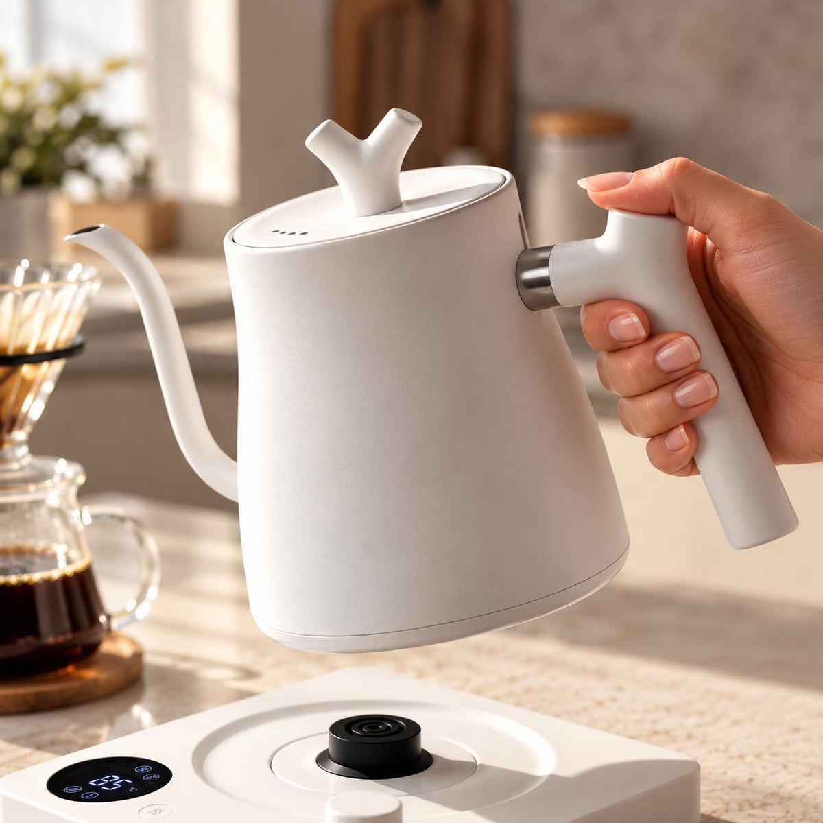PourSense – Schwanenhals-Wasserkocher mit Temperaturregelung – Produktansicht 5